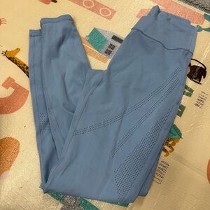 Alphalete Light Blue Laser-Cut Leggings